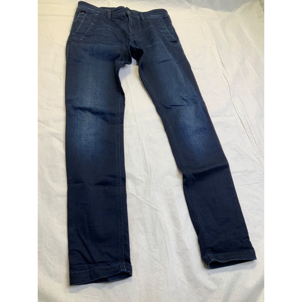 G-Star Raw Basic Blue Straight Stretch Men's Blue Denim Jeans W29 L32 - Picture 2 of 14